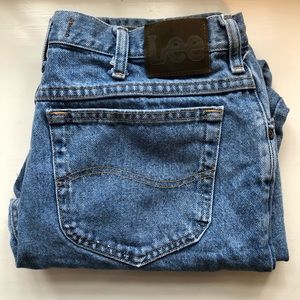 vintage high waisted lee mom jeans